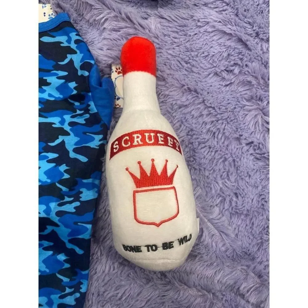 Large‎ Dog Birthday Shirt , Crown and 2 toys